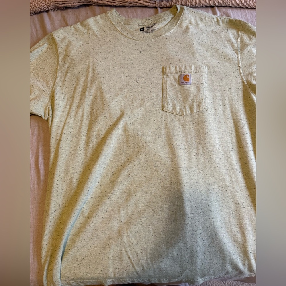 ⚡️⚡️FLASH SALE⚡️⚡️Carhartt Men's Cream Pocket T-Shirt